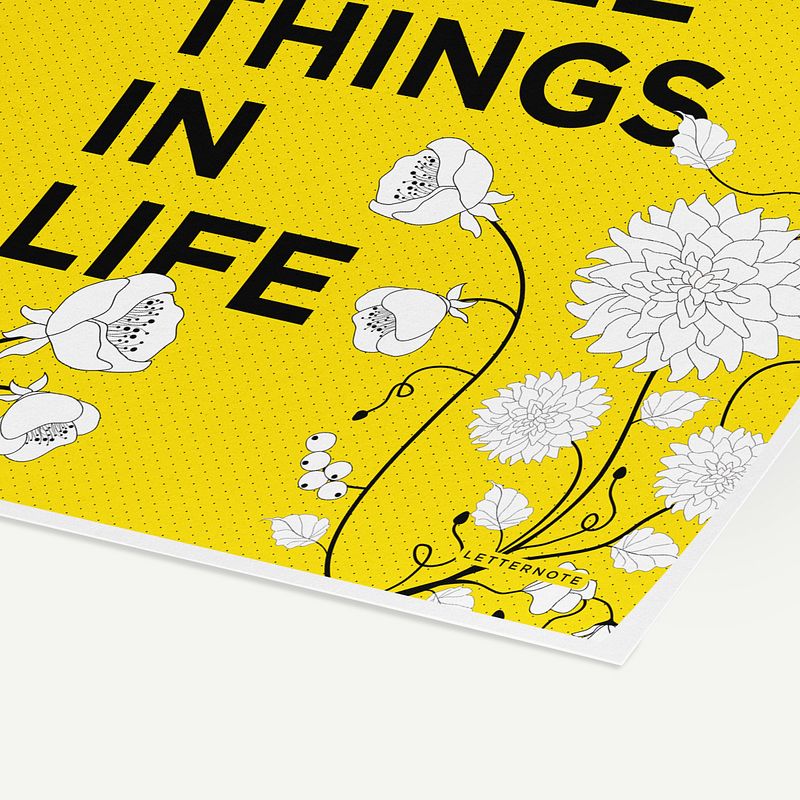 ENJOY THE LITTLE THINGS ART PRINT