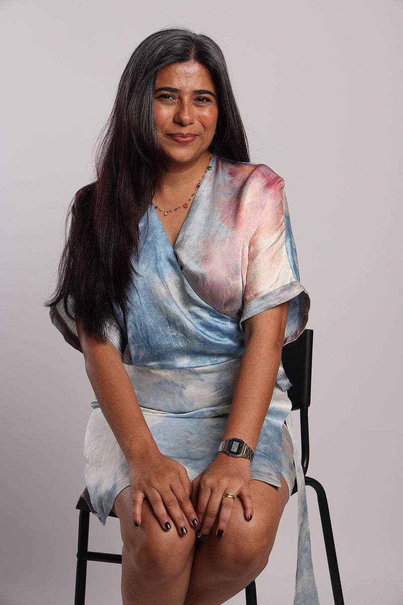 Linen Wrap V-Neck Kimono Dress