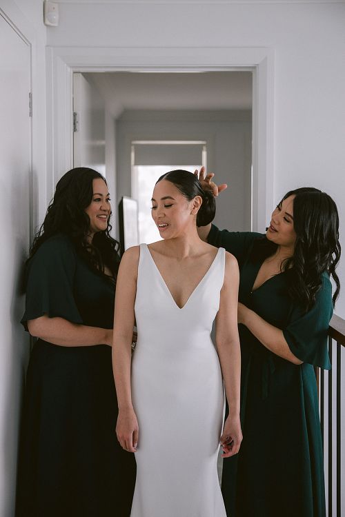 Bride Getting Ready
