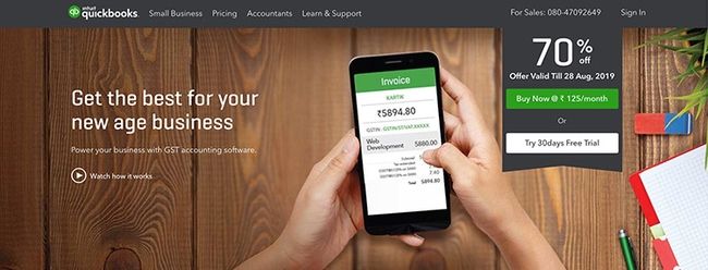 QuickBooks Accounting Beste Produktivitäts-App