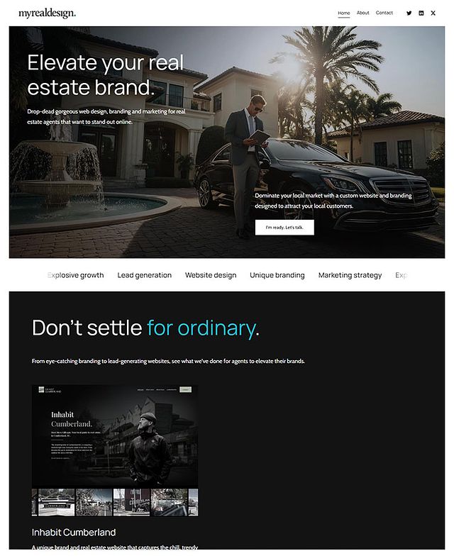 My Real Design Portfolio Website Examples
