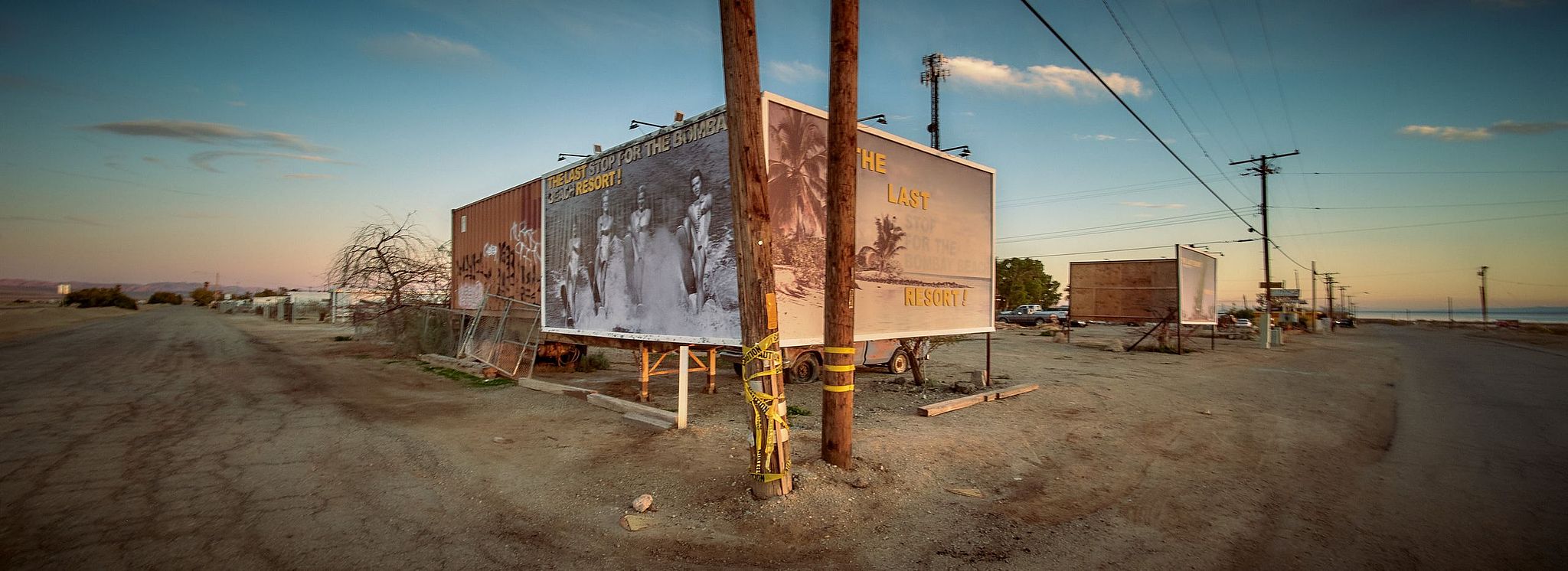 Reminder of a Happier Time - Bombay Beach, California