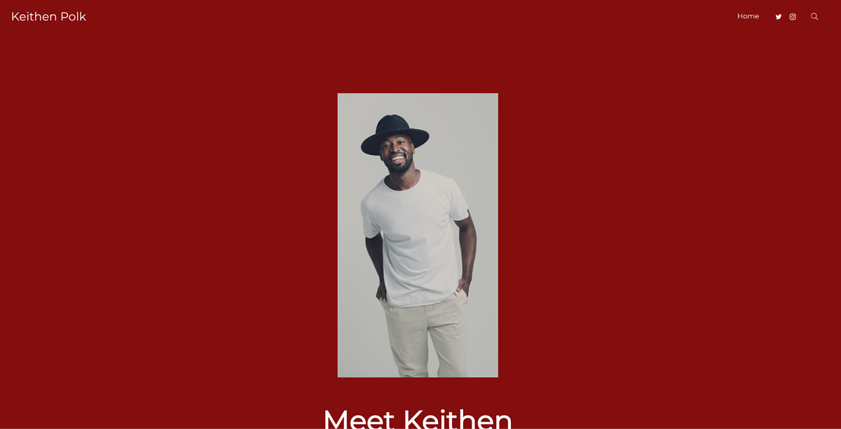 Portfólio de modelagem de Keithen Polk