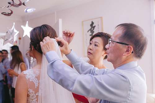 Bride Getting Ready