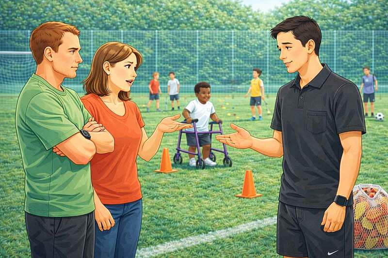 Umgang mit schwierigen Eltern im inklusiven Fußball
