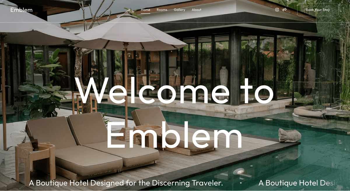 Emblema PixpaPlantilla de sitio web inmobiliario de