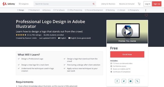 Professioneel logo-ontwerp in Adobe Illustrator - Udemy