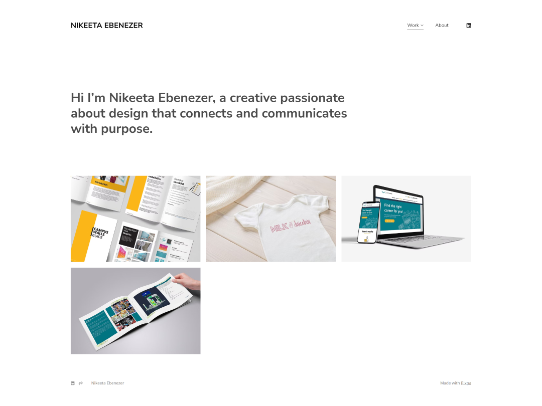 Portfólio de Design de Nk Ebenezer