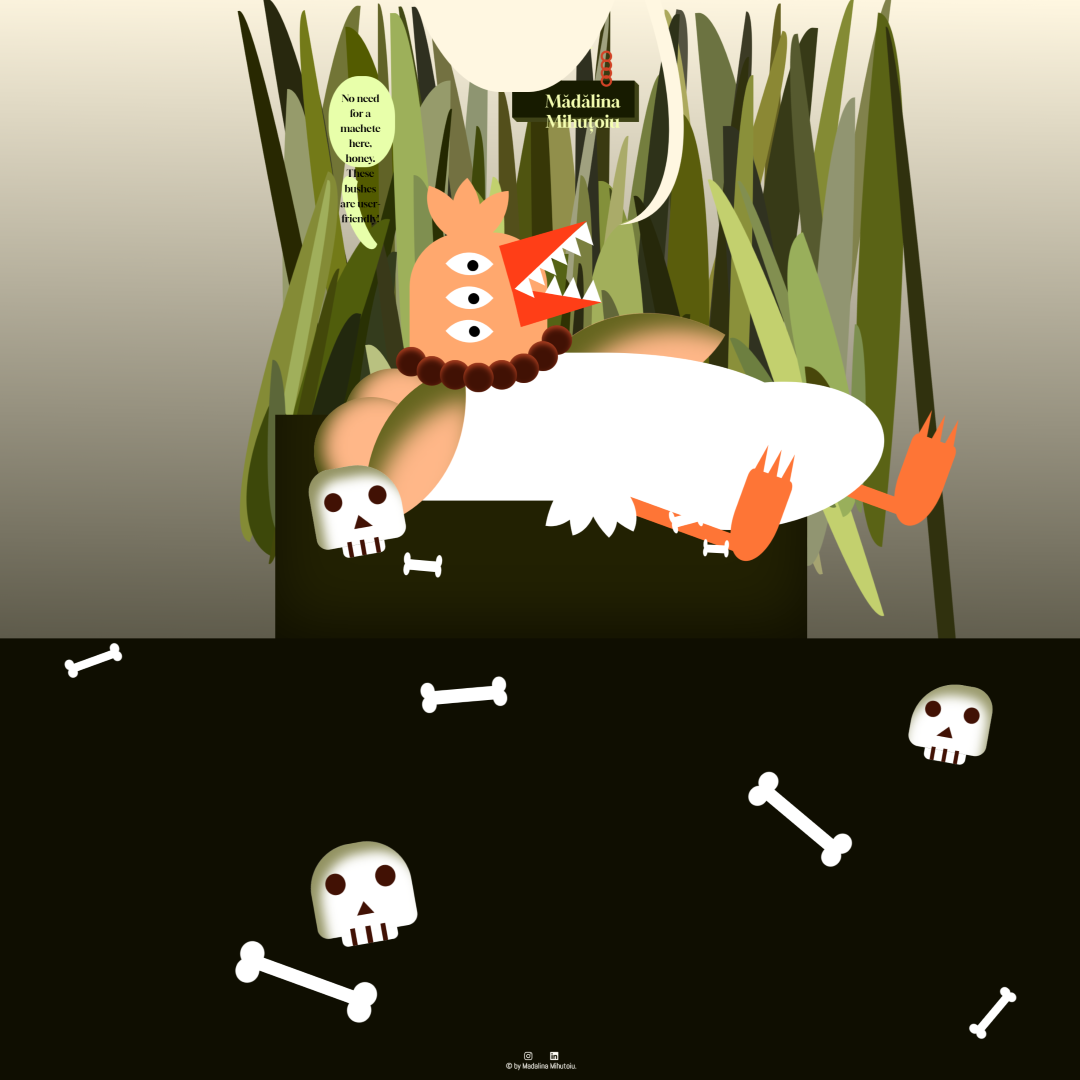 Madalina Mihutoiu's Art portfolio screenshot