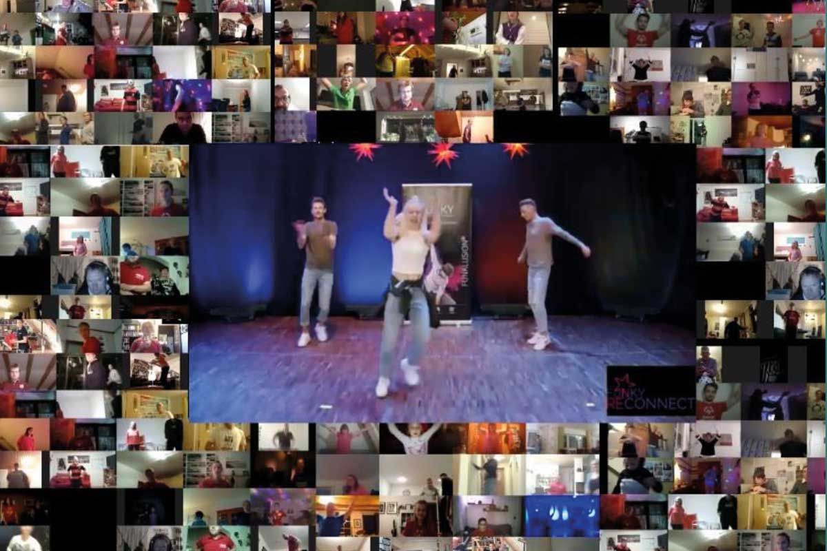 Inklusiver Karnevalsspaß: Knapp 400 Teilnehmer, darunter die Ibbenbürener Kickers, via Zoom dabei.