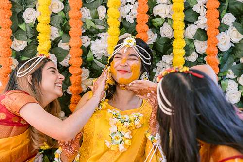 Traditional Bangladesh Gaye Holud Ceremony