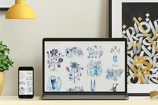 10+ fantastici esempi di siti Web di portfolio di Illustrator (2025)
