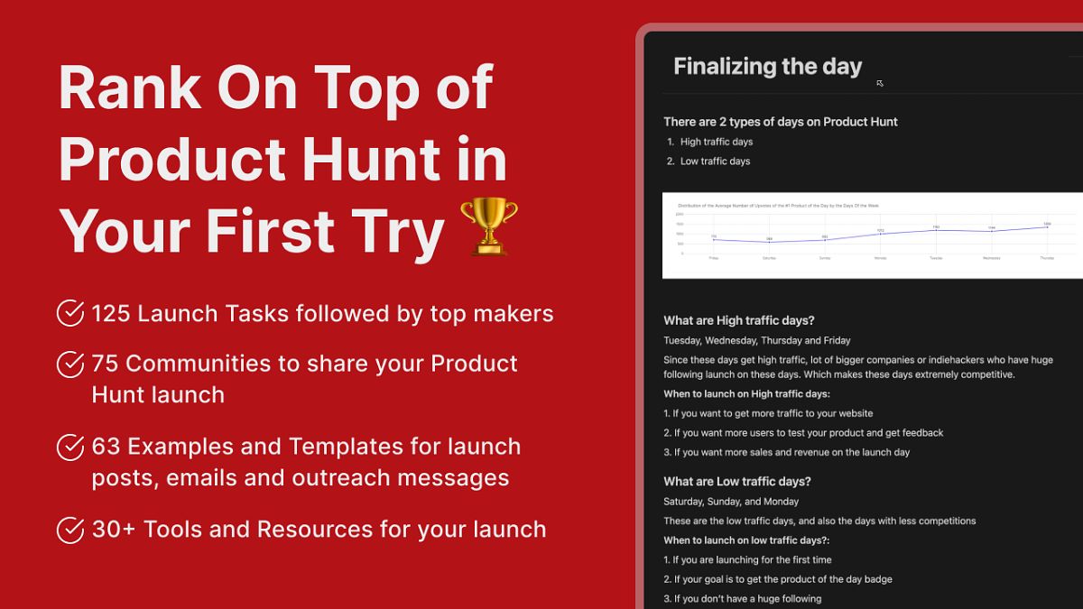 Product Hunt Werkboek