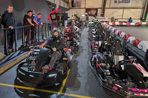Kartrennen mit 