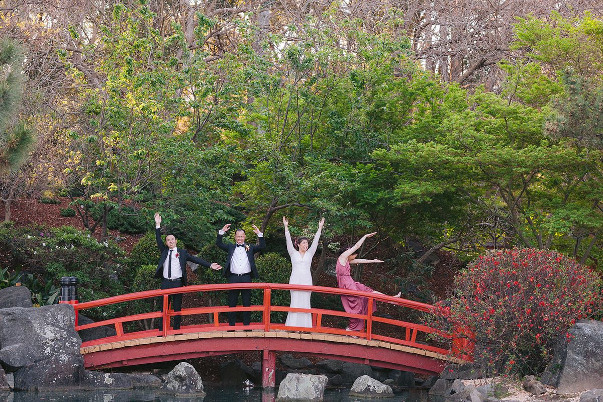 Wedding Photo at Japanese Garden