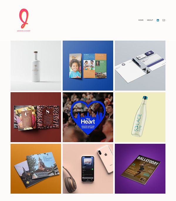 Jasmin Chery Portfolio Website Examples