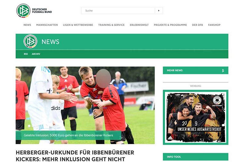 DFB: Ibbenbürener Kickers - mehr Inklusion geht nicht
