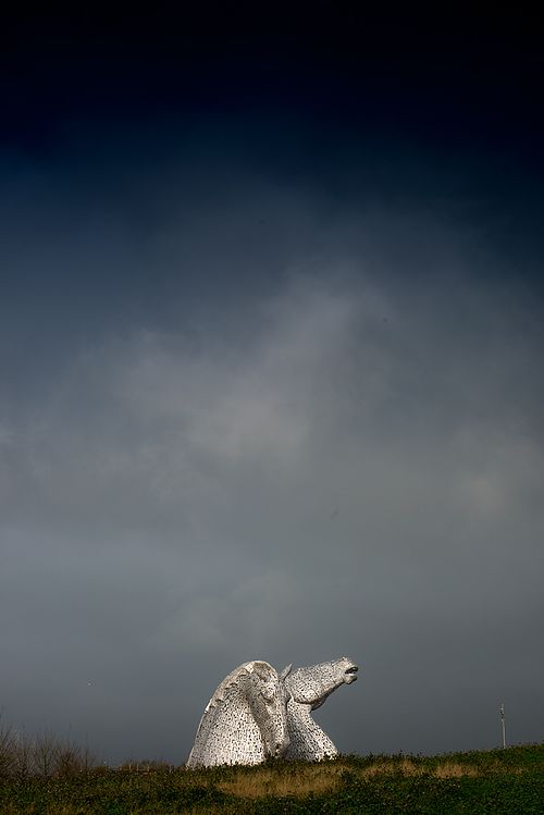 The Kelpies. Edinburgh, Scotland.