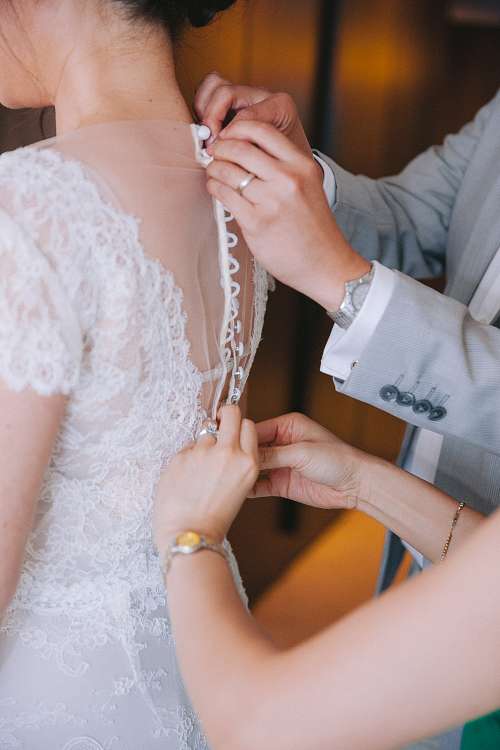 Bride Getting Ready