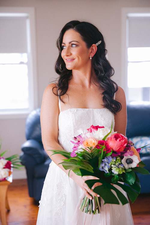 Bride Getting Ready