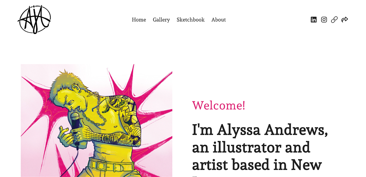 portfolio dell'illustratrice Alyssa Andrews