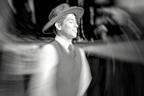 Portrait d'un danseur folklorique de Bolivie