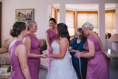 Bride Getting Ready