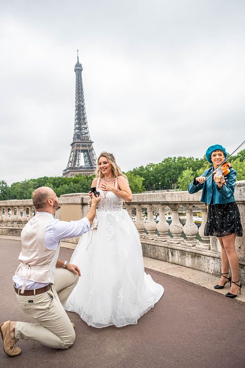 Pedido de Casamento em Paris