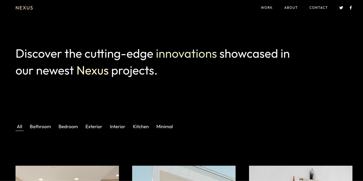 Minimalist Portfolio Website