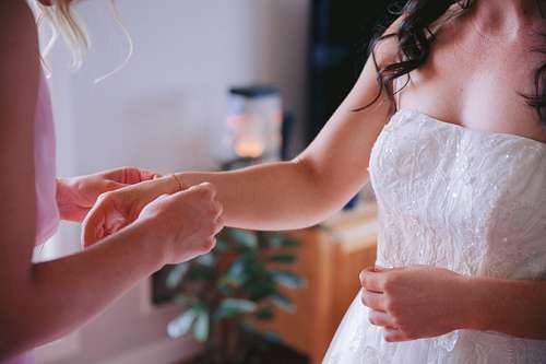 Bride Getting Ready
