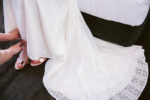 Bride Getting Ready
