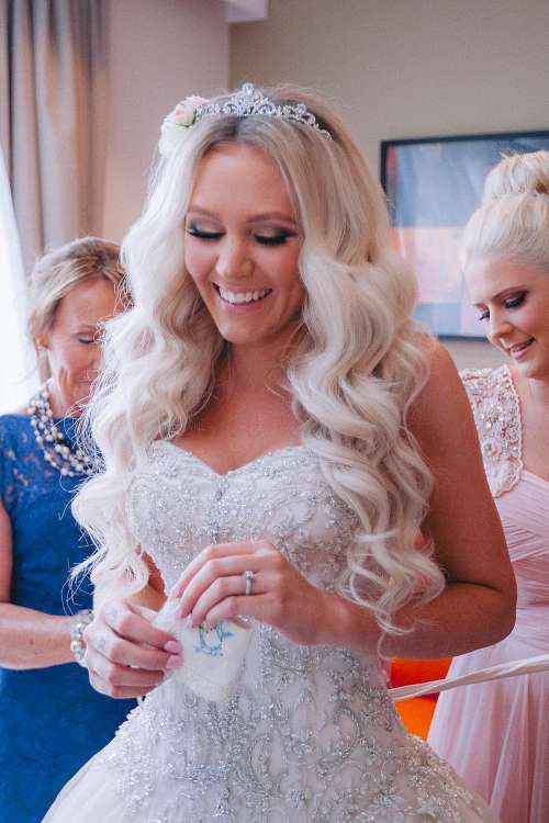 Bride Getting Ready