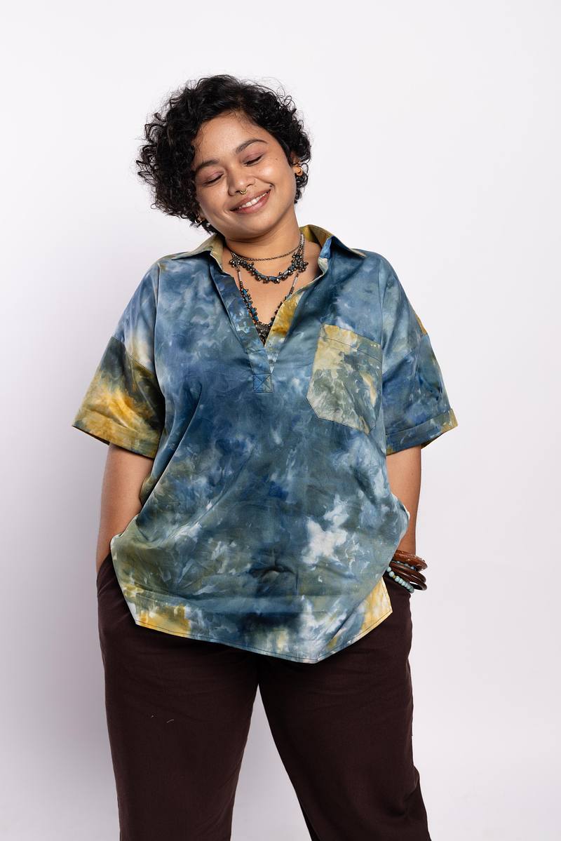 Popover Kurta Shirt - Golden Hour