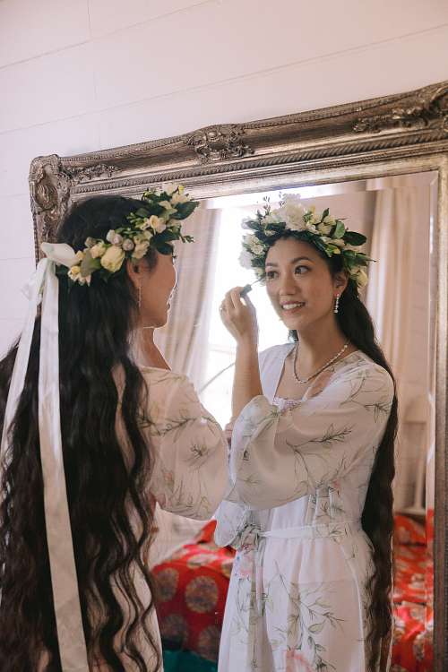 Bride Getting Ready