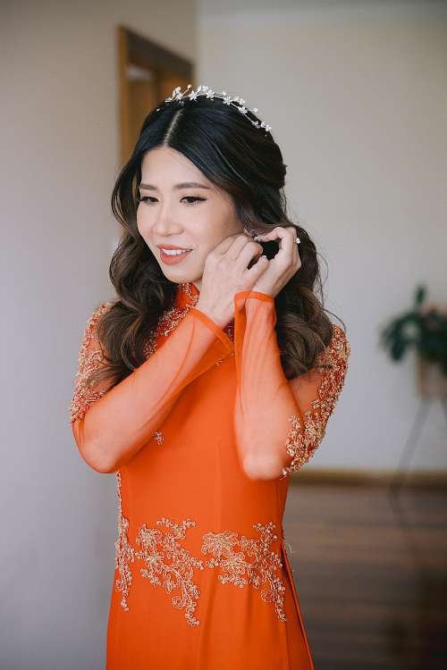 Bride Getting Ready