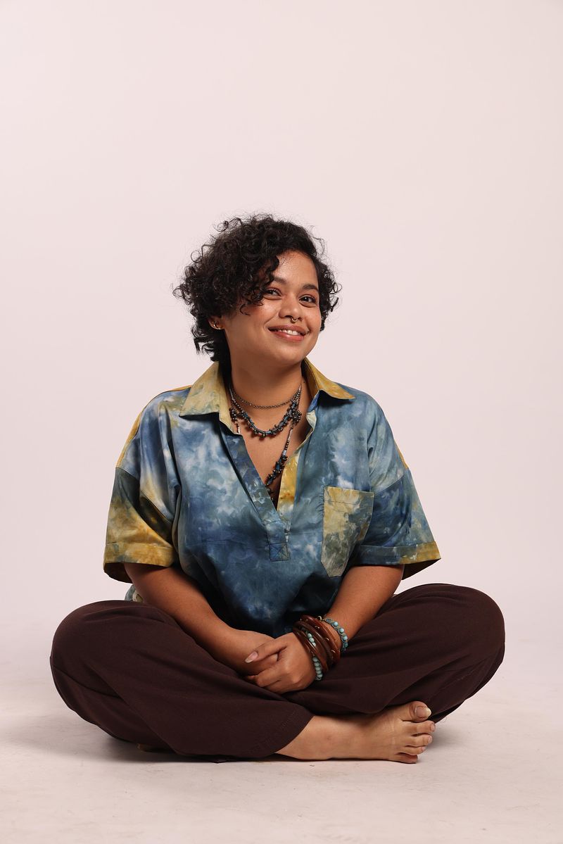 Patterned Popover Kurta Shirt