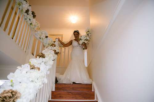 Bride Getting Ready
