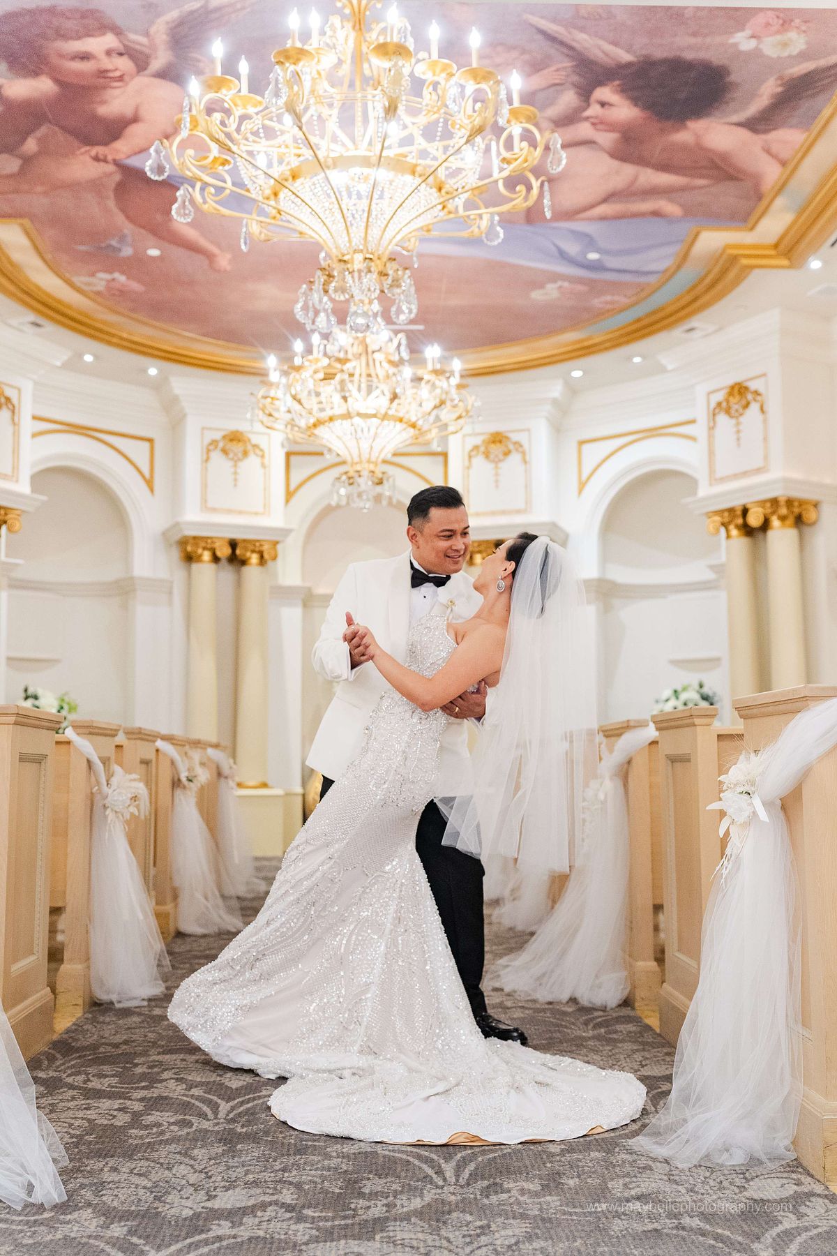 Wedding/Elopement at La Chapelle Royale at Paris Hotel, Las Vegas Nevada