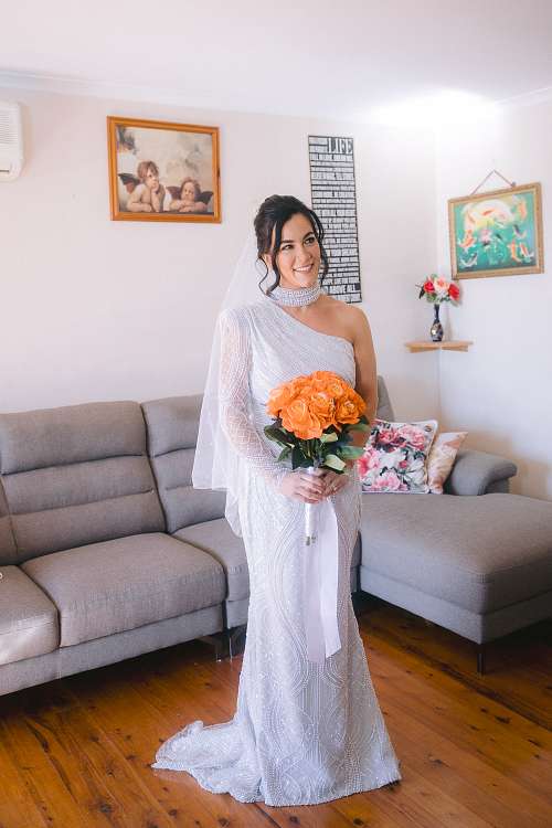 Bride Getting Ready