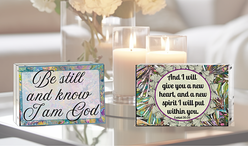 Shop Bible Verse Reversible Lucite Frames