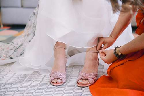 Bride Getting Ready