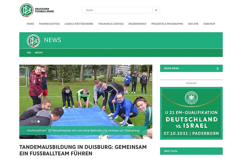Tandemausbildung - Gemeinsam ein Fußballteam führen