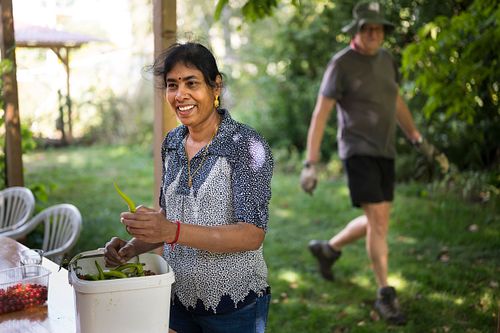 Im  HEKS-Garten Burgdorf