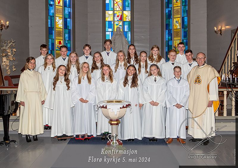 Konfirmantane i klasse 9D