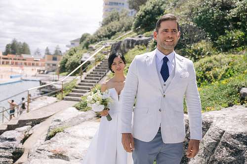 Bridal Portraits at Queenscliff, Manly