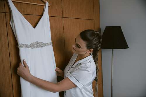Bride Getting Ready