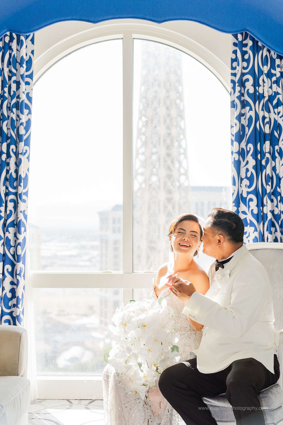 Wedding/Elopement at La Chapelle Royale at Paris Hotel, Las Vegas Nevada