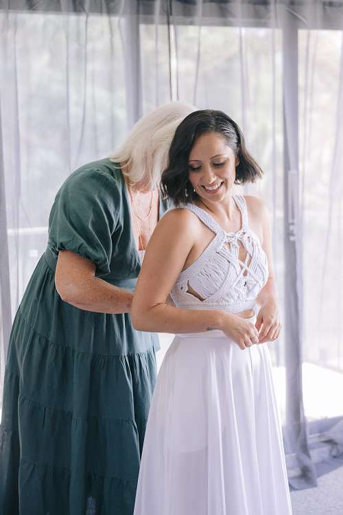 Same Sex Wedding - Brides Getting Ready