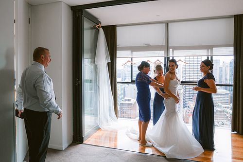 Bride Getting Ready