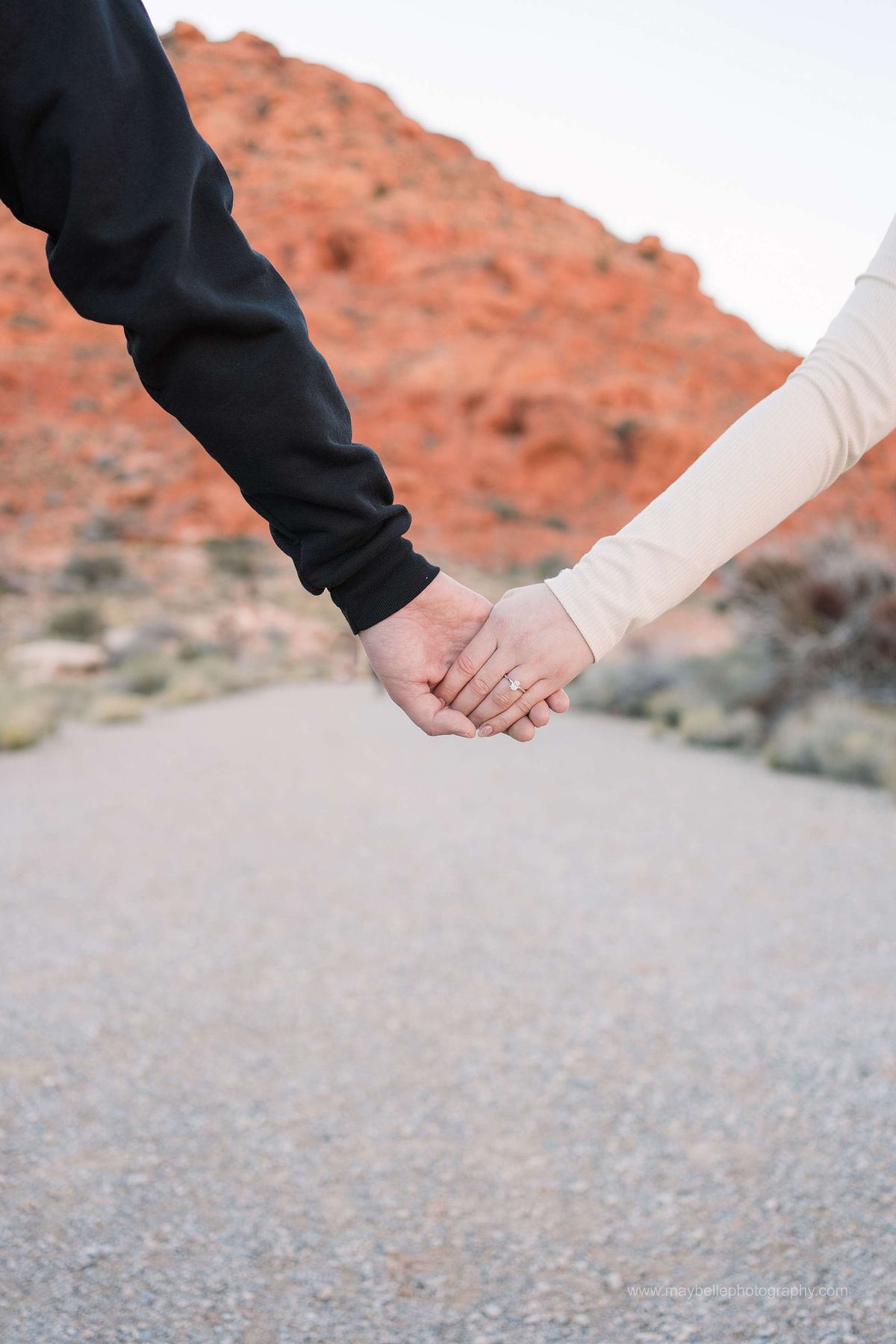 Red Rock Canyon, Las Vegas Nevada Engagement Photoshoot